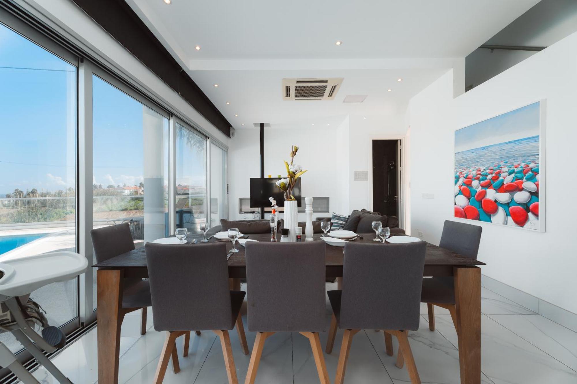 Seaside Luxury Villa Paralímni Eksteriør bilde
