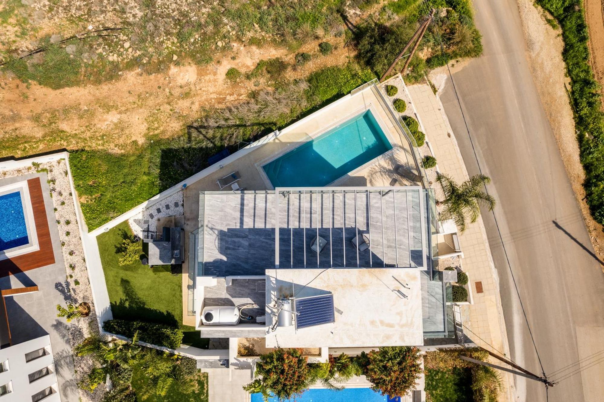 Seaside Luxury Villa Paralímni Eksteriør bilde