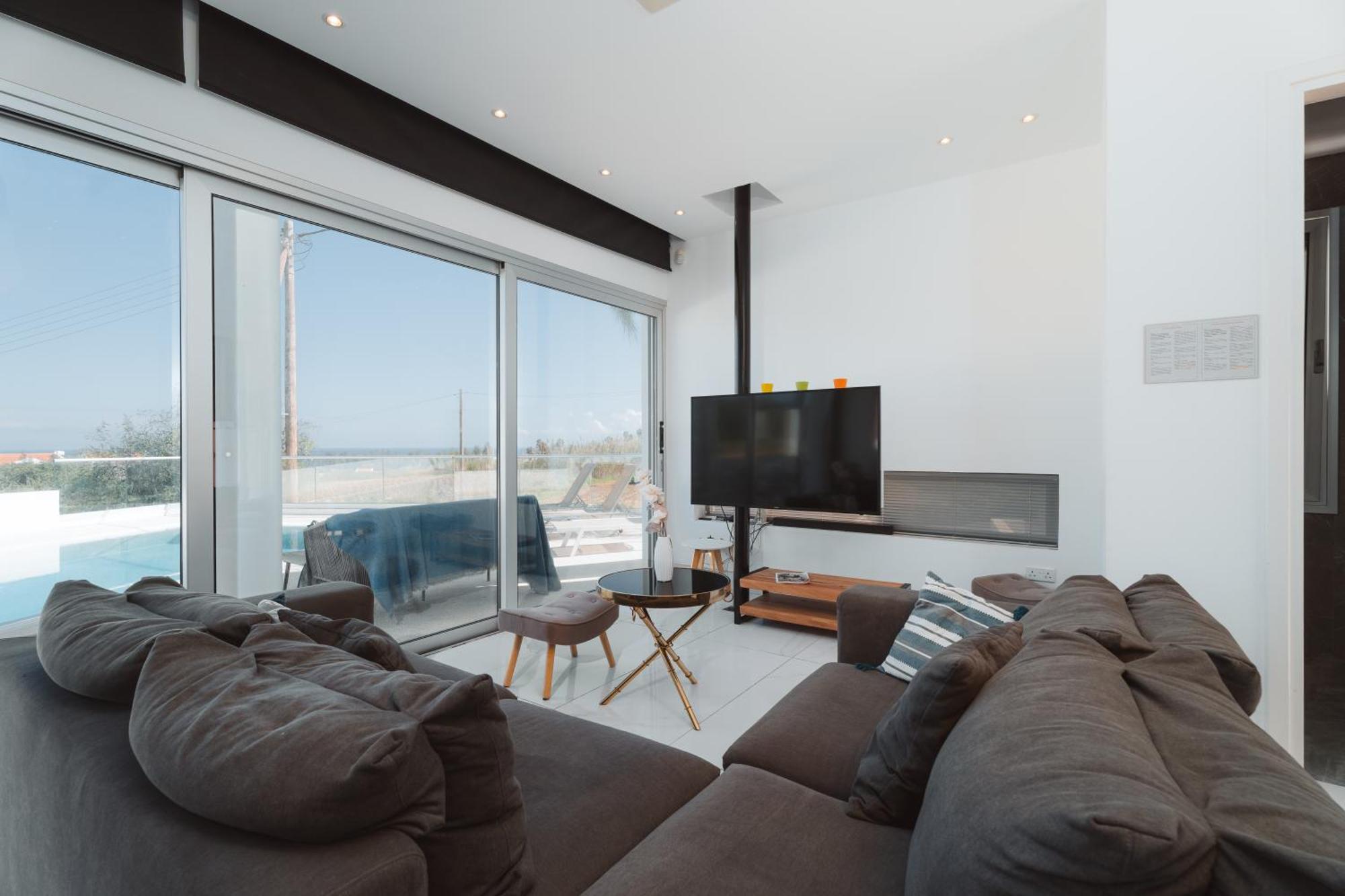 Seaside Luxury Villa Paralímni Eksteriør bilde