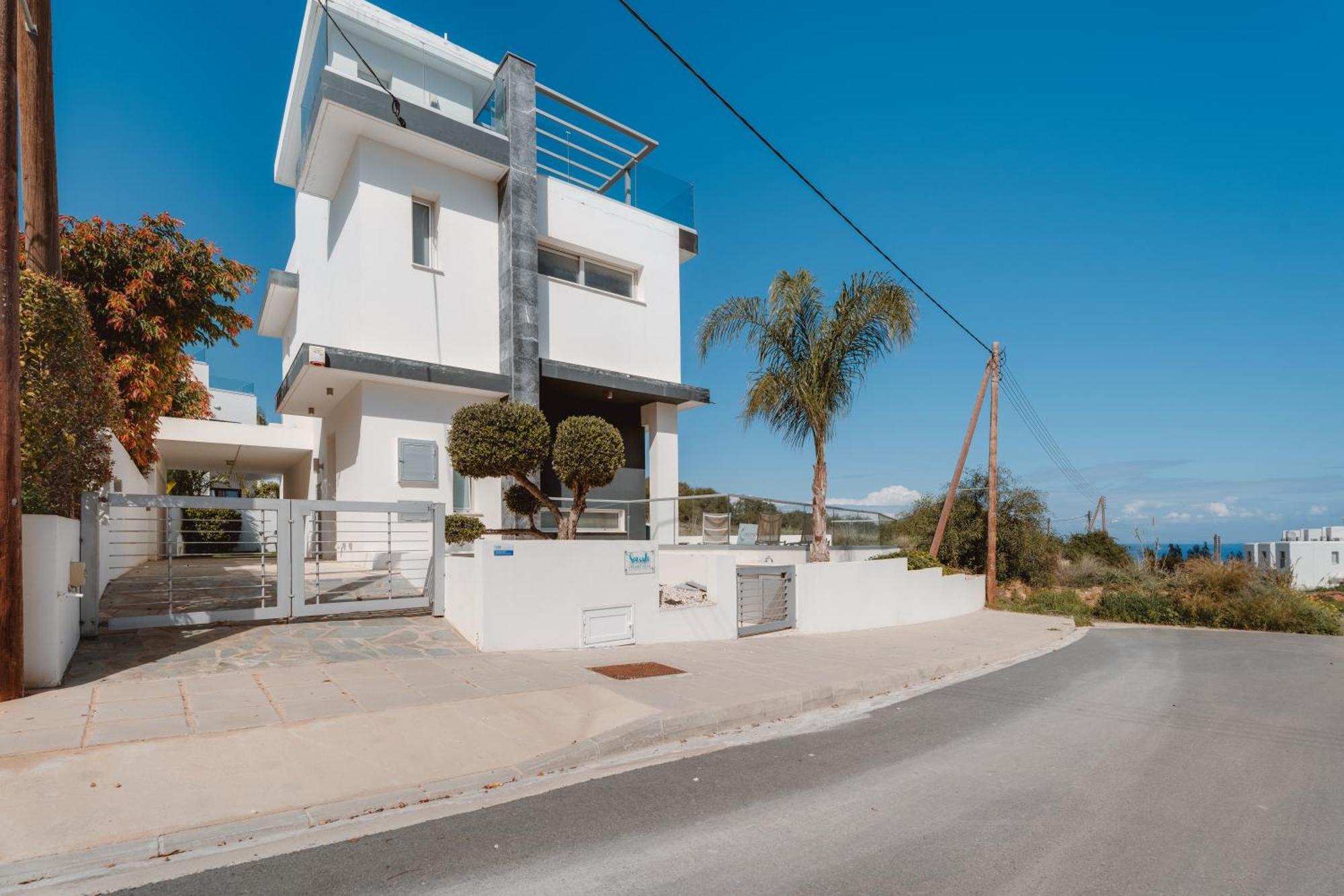 Seaside Luxury Villa Paralímni Eksteriør bilde