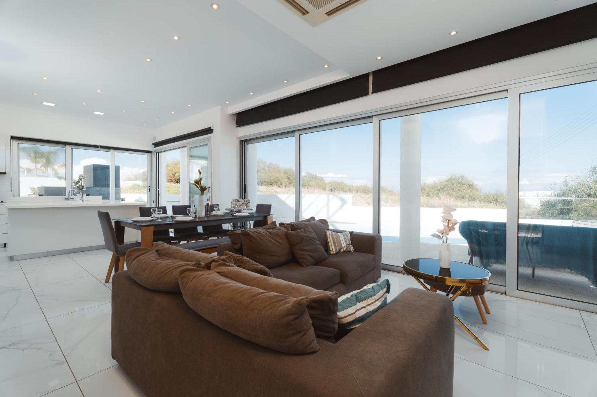 Seaside Luxury Villa Paralímni Eksteriør bilde