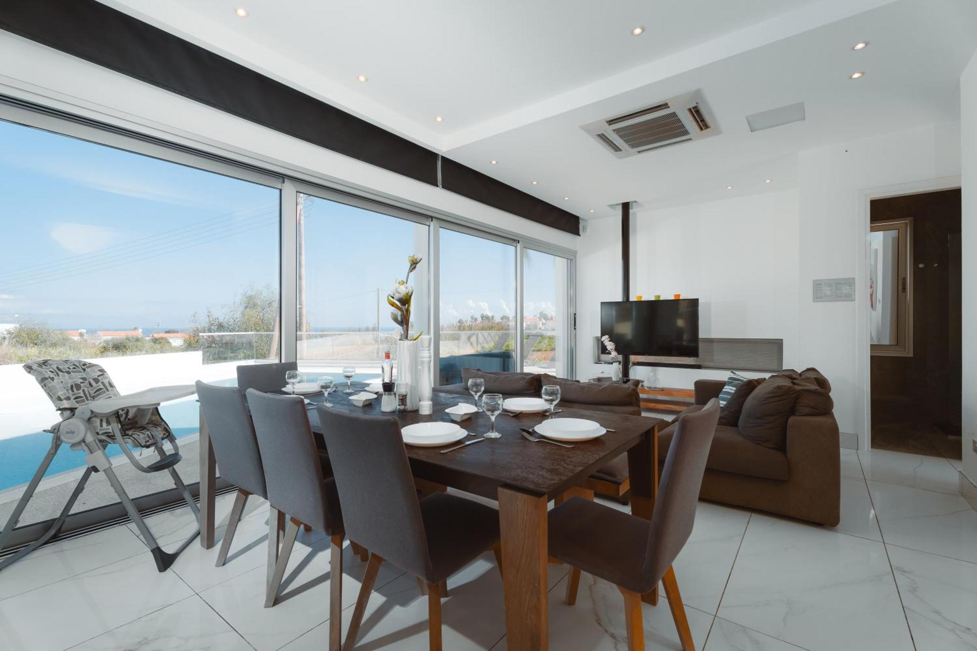 Seaside Luxury Villa Paralímni Eksteriør bilde